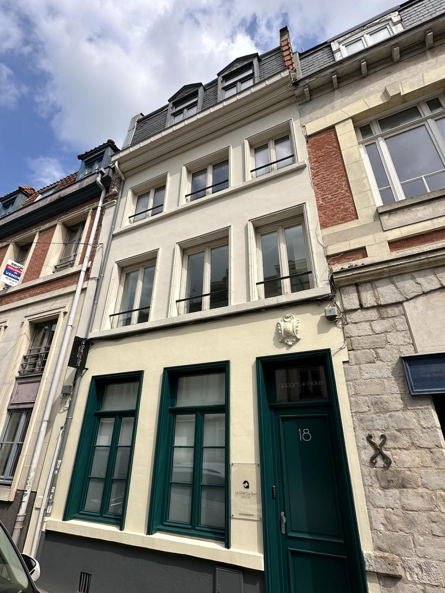 Au Chat Qui Dort Lille - Archives 18 Exteriör bild